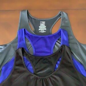 Danskin women activewear tops bundle of 3 tops